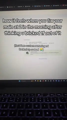 #linux #android #customrom #brick #closecall #Tech #techtok #tuff #saved #latenight #2am #fyp #foryoupage 