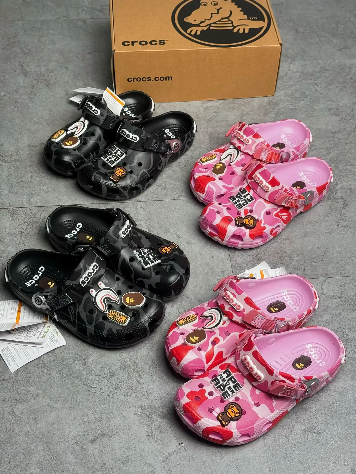 Bape Crocs Supremacy😩 #bape #crocs #bapecrocs #fashion #ootdfashion 