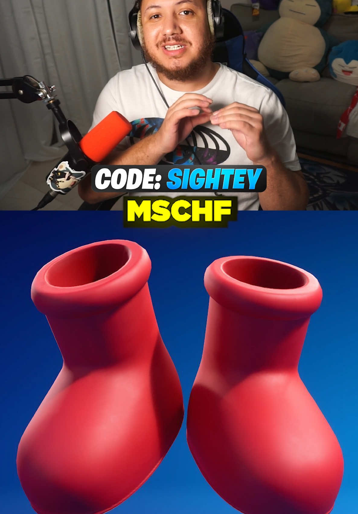 New MSCHF boots in Fortnite are insane #gaming #fyp #fortnite #