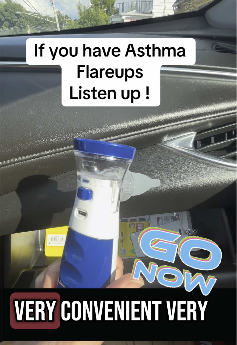 STOP and STICK around if you have asthma flareups #asthmaawareness #hotseason #weather #branddeals #tiktokmademebuyit #portable 