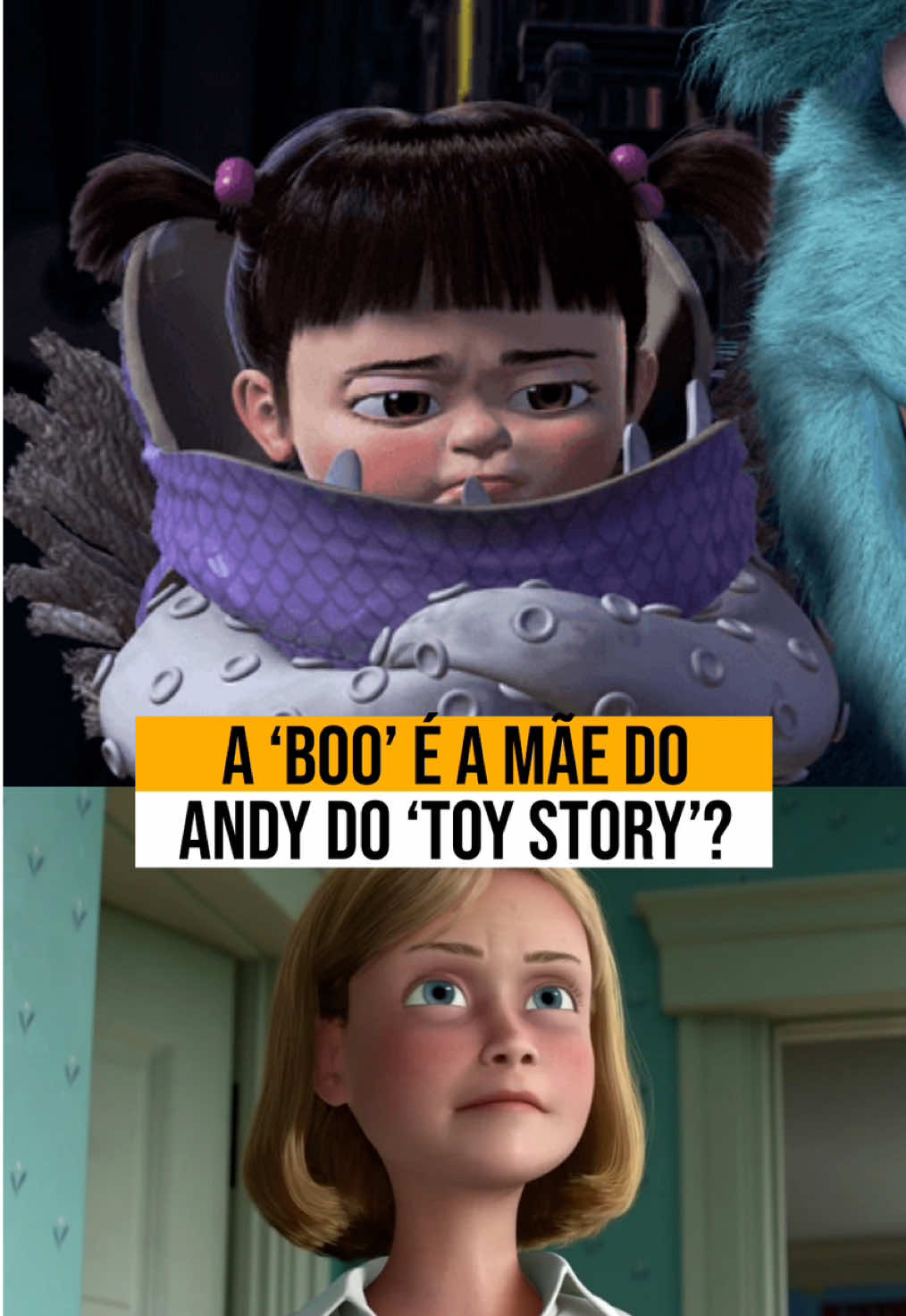 A BOO É A MÃE DO ANDY? 🤯 #teoria #toystory #monstrossa #disney #pixar #tiktokmefezassistir 
