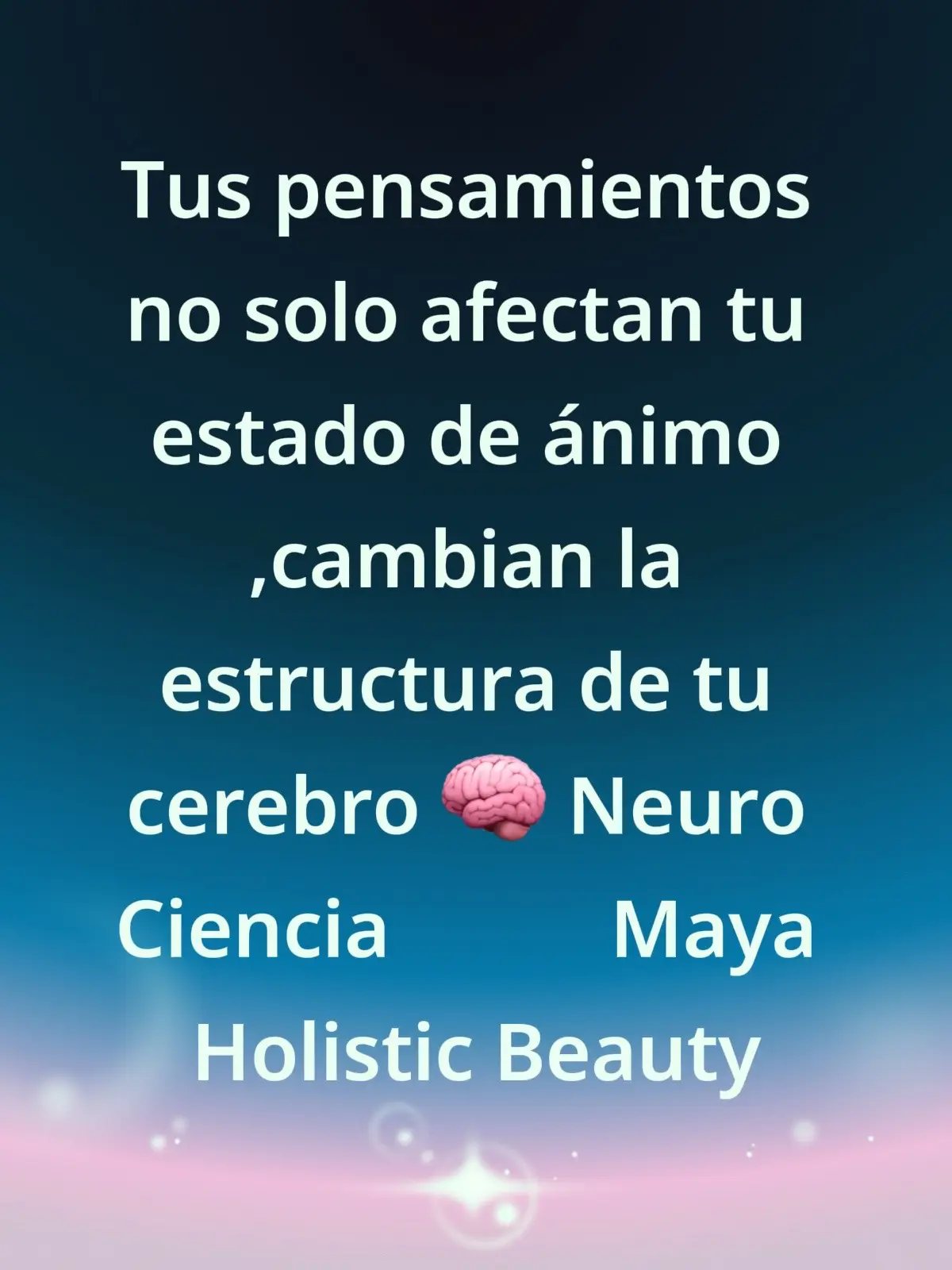 Cuida tu salud mental emocional y física los pensamientos son poderosos 