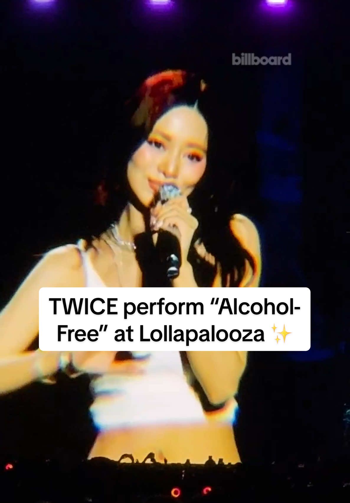 @TWICE perform “Alcohol-Free”  at Lollapalooza ✨ #twice_tiktok_official #twice #lollapalooza #livemusic #kpop 