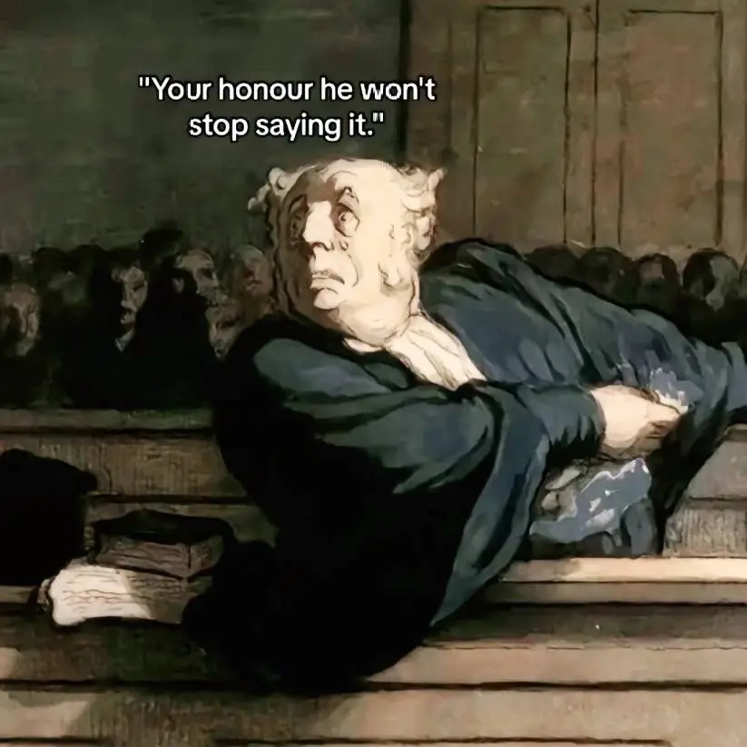 your honor he won't stop saying it #obito #judge #naruto 