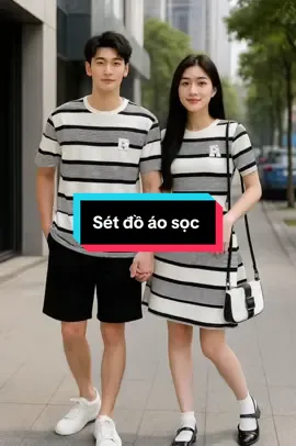 Sét đồ áo sọc phong cách Hàn Quốc #trend #xuhướng #viral #thoitrang #xuhuongtiktok #model #thoitrangnam #thoitrangnu #aothun  @PhuongLinhshop 