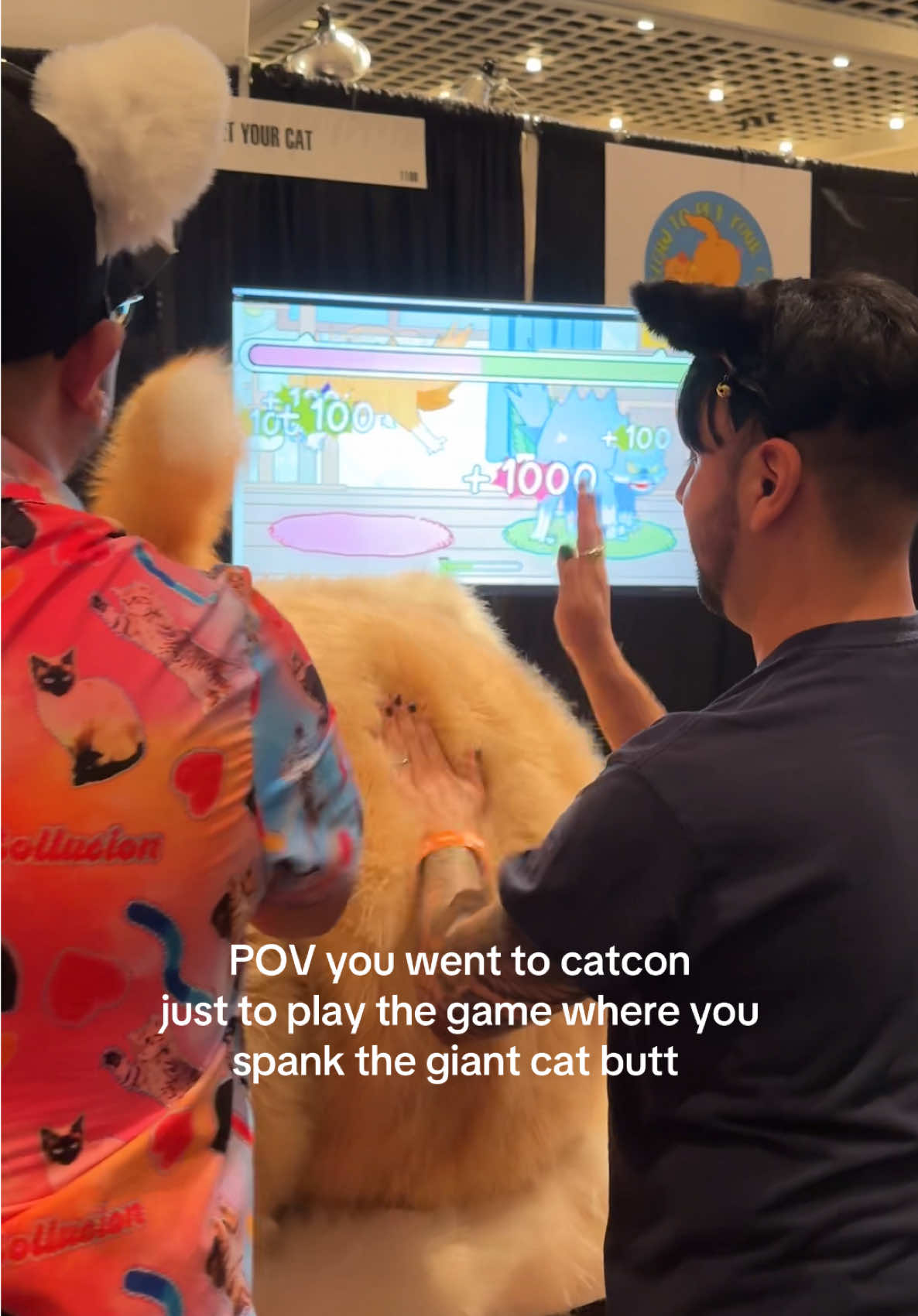 Honestly this alone was worth going to cat con 😹 @CatCon #catcon #cats #catsoftiktok #catlover #thingstodoinla 