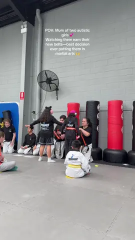 The best thing I did was put my girls in  UFit 🎉🥰 @Prodigy Martial Arts  #autismmom #autismfamily #mumsoftiktok #fyp 