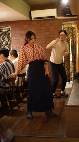 The boss never seems to dance well