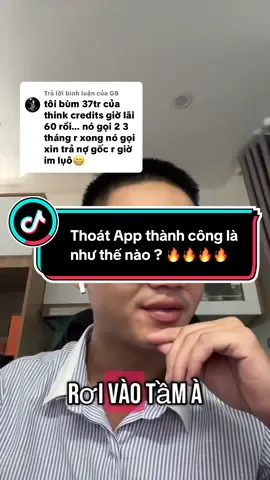 Trả lời @GB Thoát App thành công là như thế nào ? 🔥🔥🔥🔥#teamLBPL #thoatapptindungden #lebaophaplyteam #moneycat #lebaophaply #apptindungden 