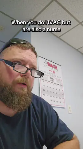 HVAC Nurse when two worlds collide #hvac #nursing #hvacnurse #trades #tradelife #healthcare 