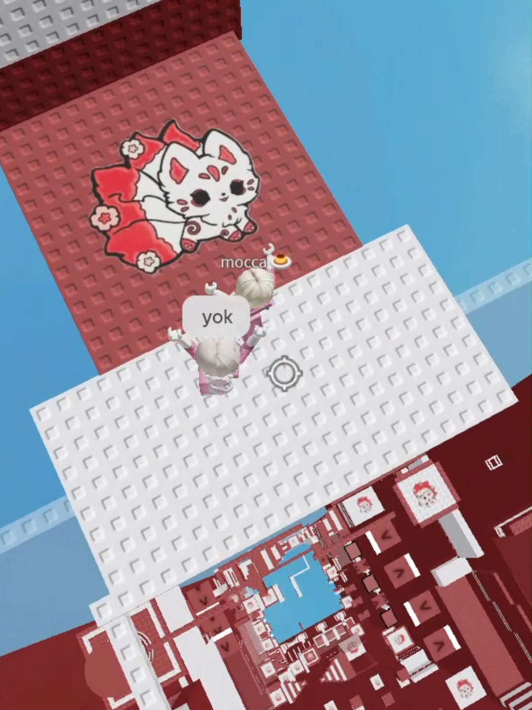 kocak ih nafisa... w/@mocca.142 [tower by: @kitsunezea nub] || #roblox #robloxtower #wallhoproblox #fyp