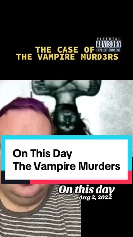#onthisday #rodferrell #richardwendorf #truecrime #crimecase #vampiremurders #makingatruecrimerer 