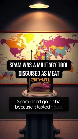 Spam wasn’t just a canned meat—it was U.S. military strategy. Behind the salt and shelf life is a story of war, hunger, and global influence that stuck to the plate long after the troops left. #americanfoodhistory #foodhistory #culinaryhistory #foodculture #foodandhistory #worldwar2history #spamhistory  #wartimefood #militarystrategy