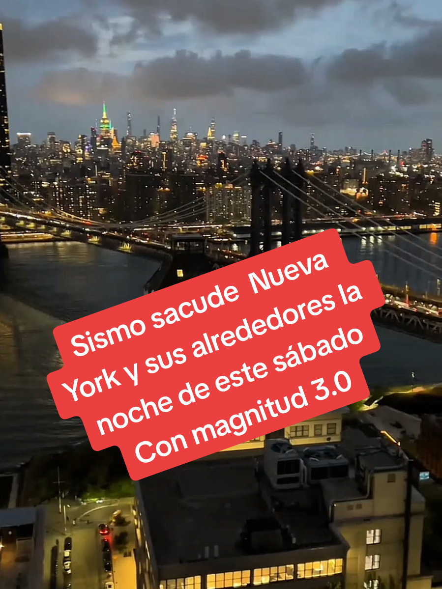 Sismo sacude Nueva Jersey y sus alrededores  la noche de este sábado 2 de agosto  Con magnitud 3.0, el epicentro del movimiento que se registró alrededor de las 10:15 pm