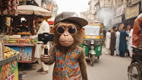 kadi wich pawaya hai😂#foryou #capcut #editing #monkeyvloggeneratorai #ai 