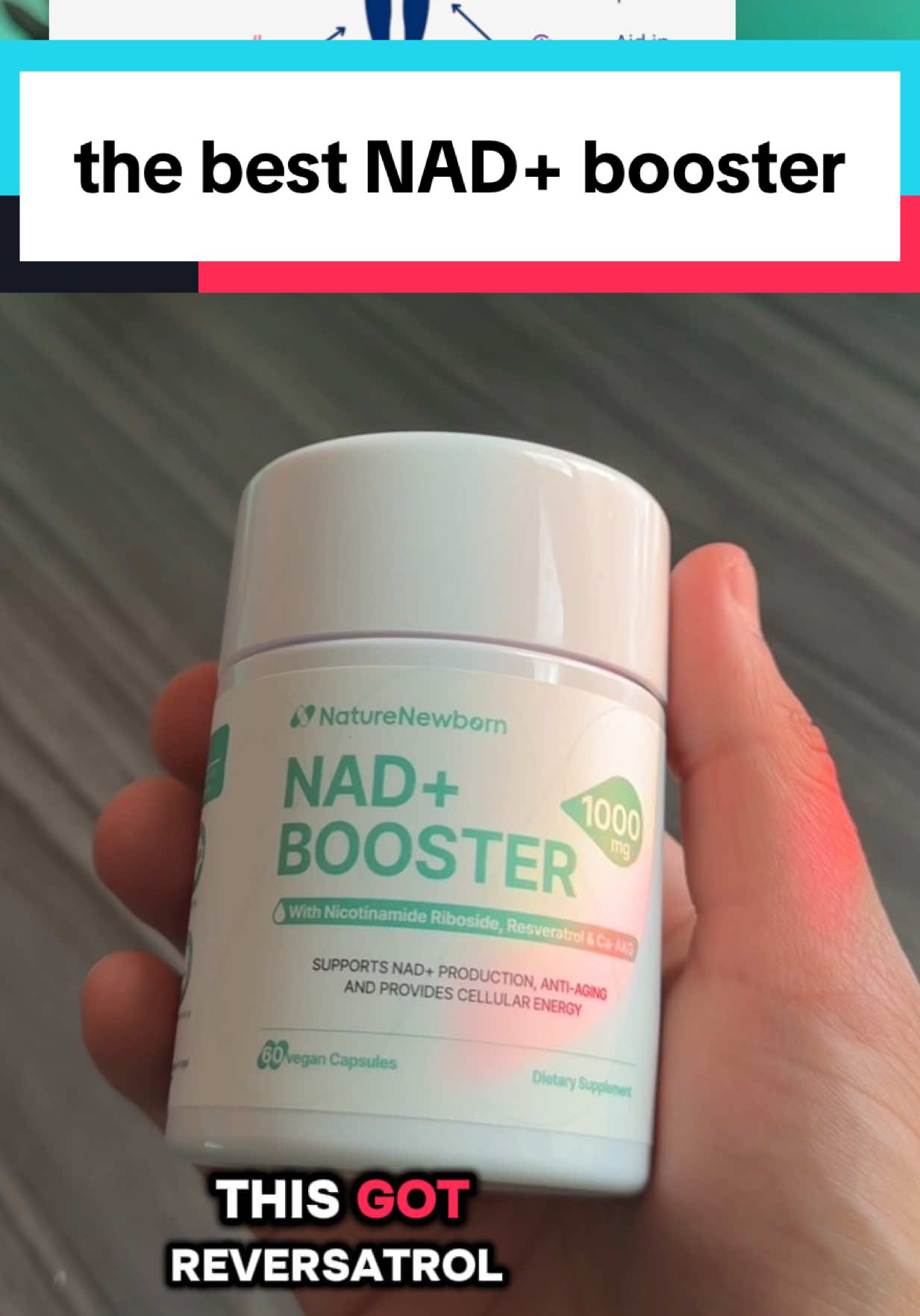 Celebs best kept secret... #nad #resveratrol #nadsupplement #nadadvanced #nadplus #nadbooster #nadplus #supplements #resultsmayvary #health
