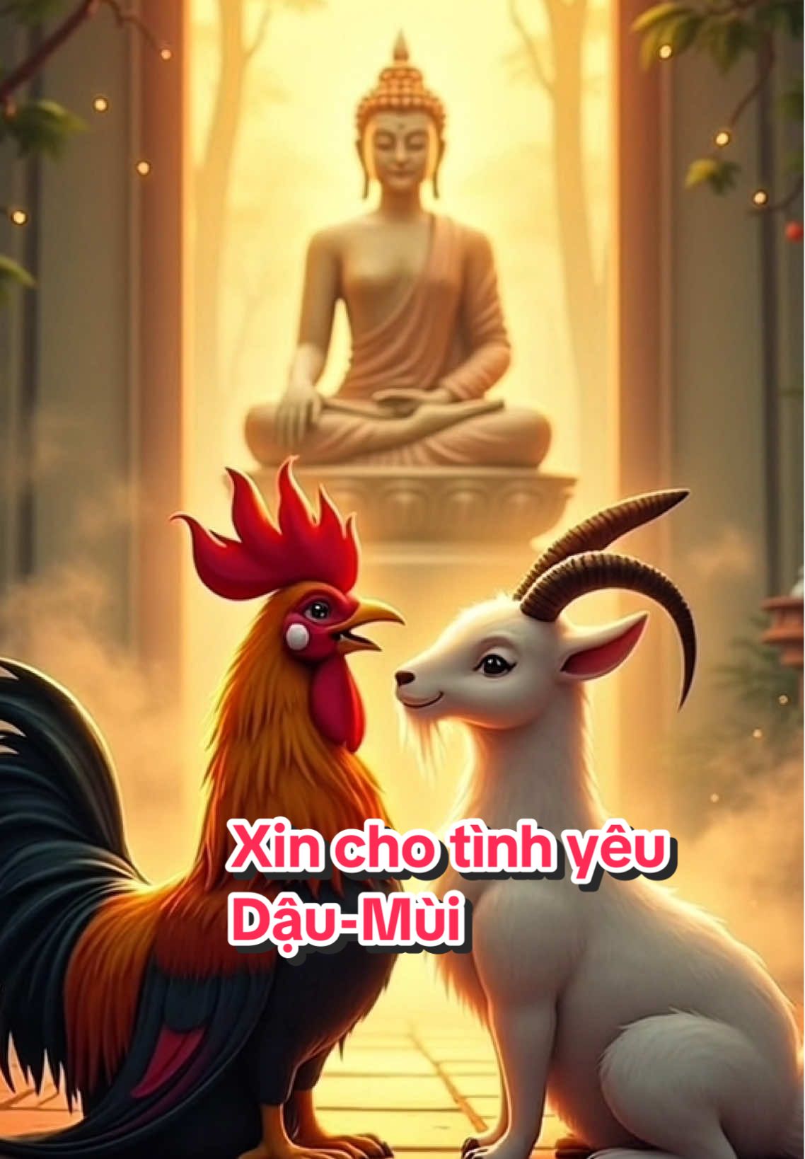 Gặp nhau giữa đời là duyên. Cùng nhau quỳ trước Phật là nghiệp lành đã gieo từ kiếp trước #phongthuytamlinh #phongthuycaivan #12congiap #tìnhyêudậumùi #viralvideo 