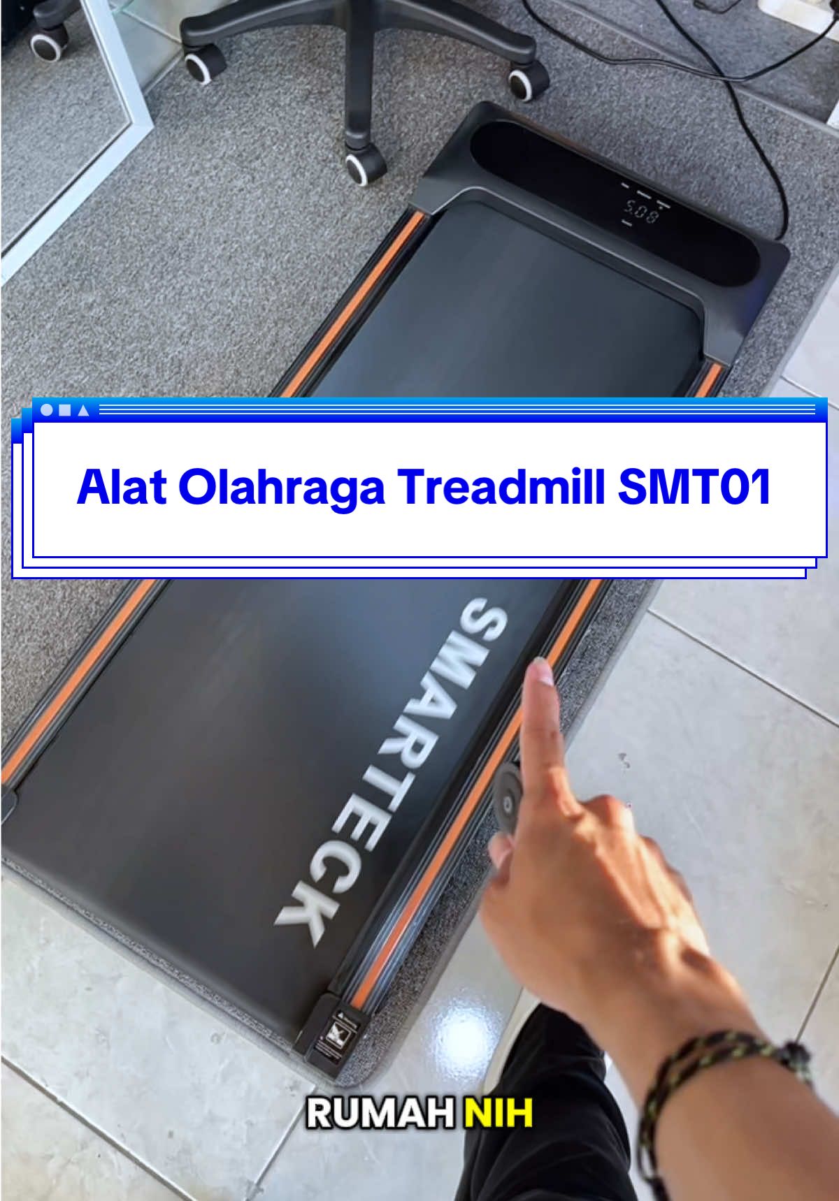 Alat olahraga lari Treadmill SMT01 #TreadmillSMT01 #treadmill #alatolahraga #alatolahragalari #alatkesehatan #modalkontendoang 