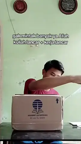 amin ku paling keras ya Allah #kuliah #universitasterbuka #maba #ut #kerja #xzyabc 