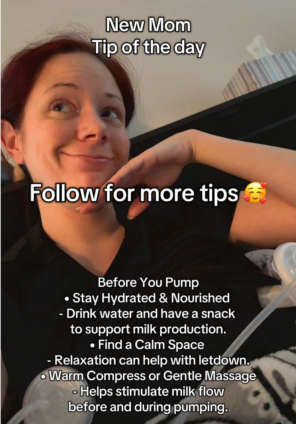 New mom tip of the day: before you pump #newmom #newmomtips #newmomsoftiktok 