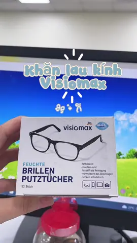 Khăn lau kính, lau điện thoại Visiomax. Siêu tiện lợi nha. Đang khuyến mãi siêu siêu rẻ ạ #viral #xaykenhtiktok #xuhuong #khanlaukinh#yeubepnghiennha #visiomax 