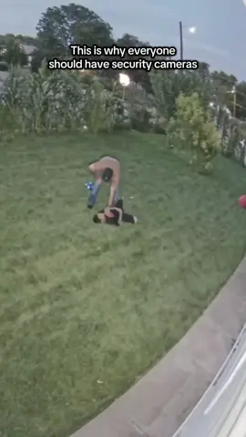 Such a sweet moment between father and son 😂 #funny#funnymoments #securitycamera #SoccerTrainingGoneWrong #SecurityCamGold #BallControlIsKey