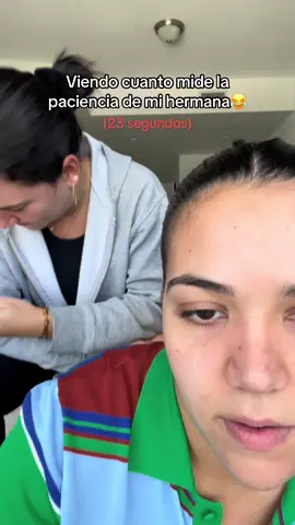 Jajajajajaj creo que no esta lista para tener hijos si la paciencia le dura 23 seg😂🫠 @Comidisa #fyppppppppppppppppppppppp #paciencia #funny 