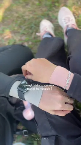 Outdoor activity with handsock cotton by haseema 