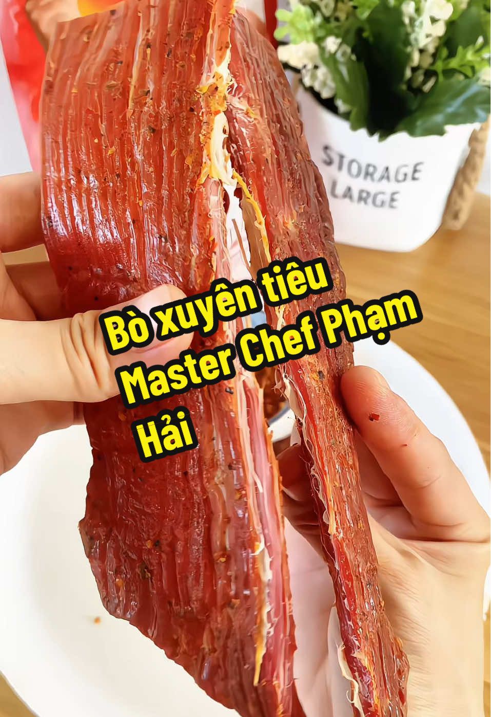 Ăn thử Bò xuyên tiêu của Vua đầu bếp Phạm Tuấn  Hải#nhatamday #boxuyentieuchefhai #boxuyentieu 