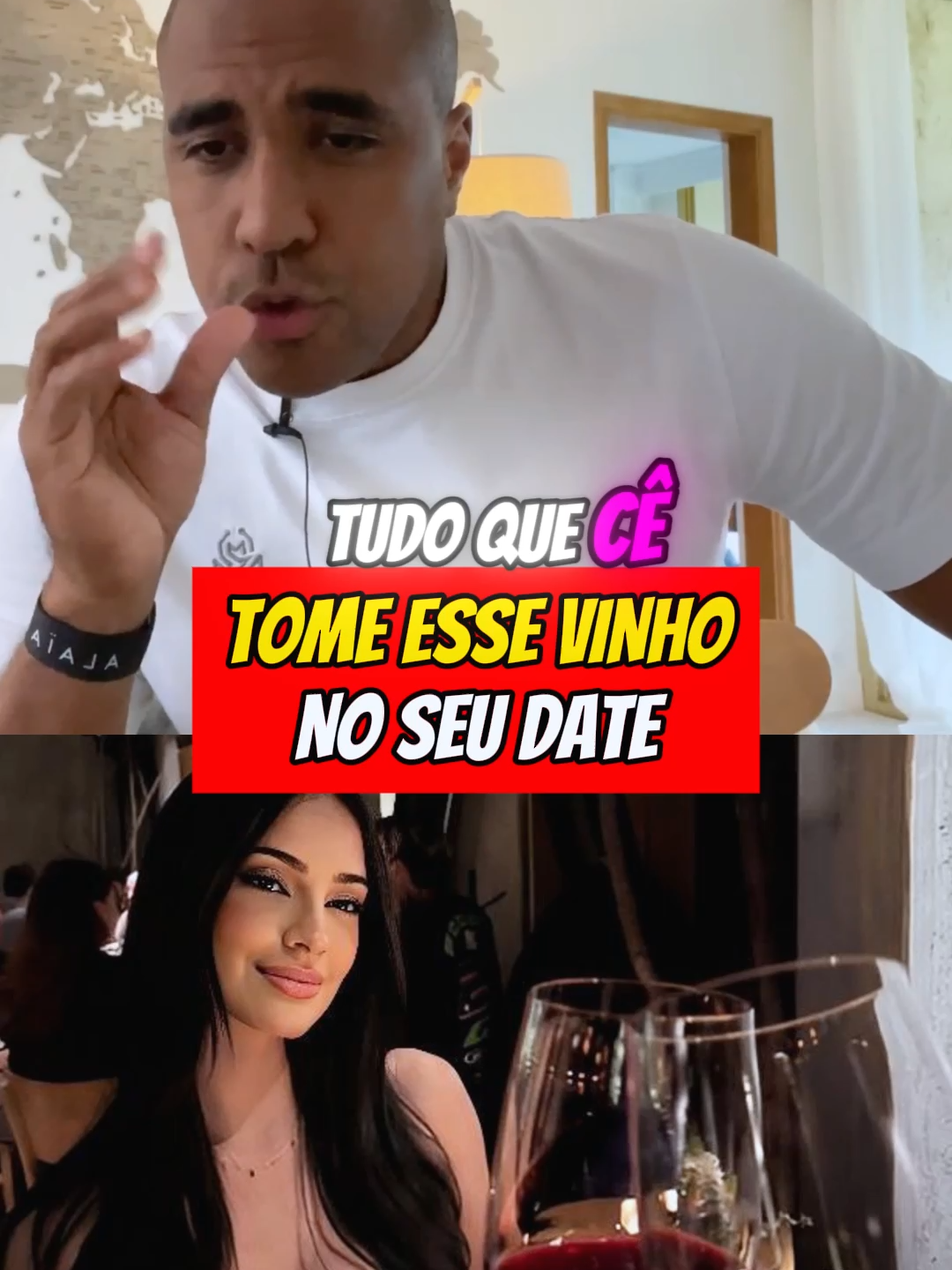 APRENDA O SEGREDO DO VINHO, HAHAHA...   #raiamsantos #raiam #vinho #sauvignonblanc #date #viral