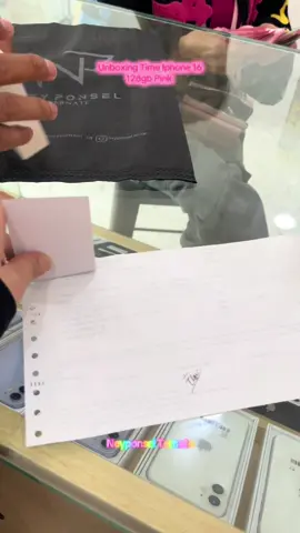 Unboxing Time Iphone 16 128gb Pink 🥰🥰🥰 #neyponselternate #neyponsel #neyponselbogor #neyponselofficial #apple #iphone #fypシ゚viral #ternate_malukuutara 