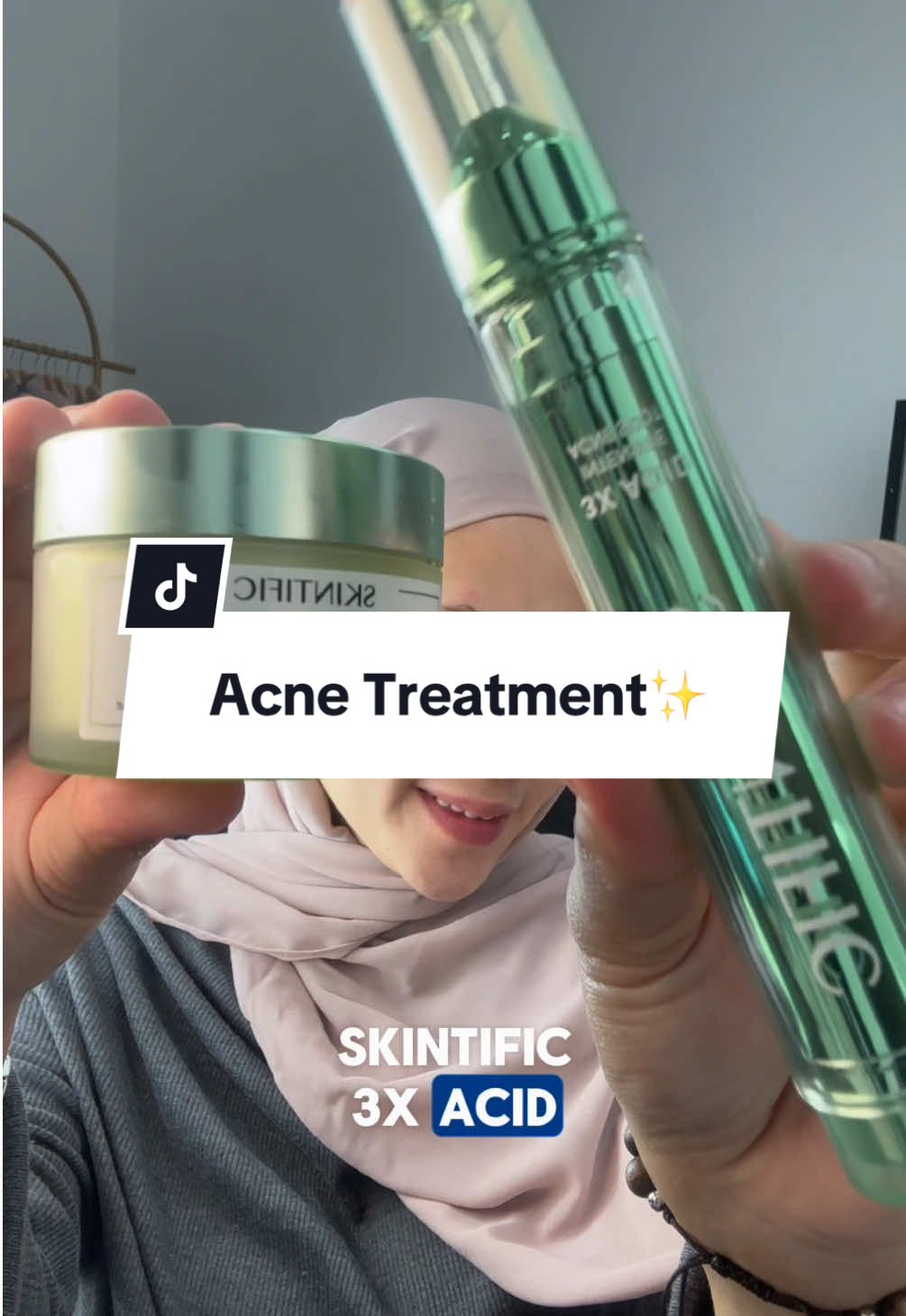 SKINTIFIC Green Series Anti Acne Set acne spot dan 3x acid moisturizer #skintific3xacid #skintificacne #skintific #skintificid #acneskincare #acnetreatment 