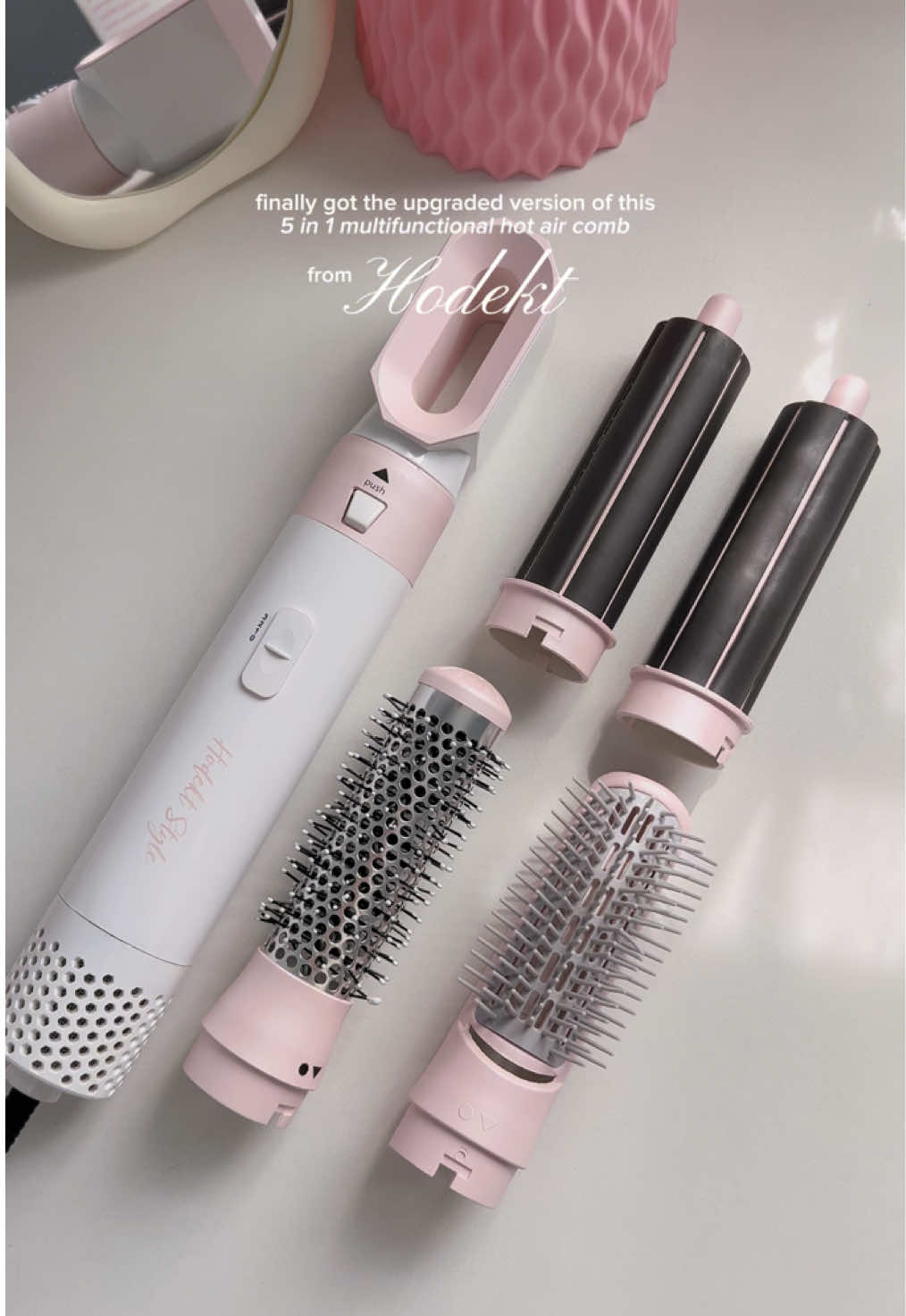 super sulit niya because you’ll have 5 hair tools in one box! 🥹🩷🫶🏻 #hairtools #hairstyle #straighthair #curlyhair #hairblower #hodekt #hodektstyle #hodektph @HODEKT-Appliances.PH @HODEKT Fam 