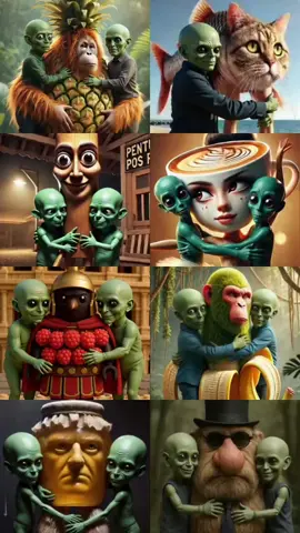 Italian brainrot & Alien singing 