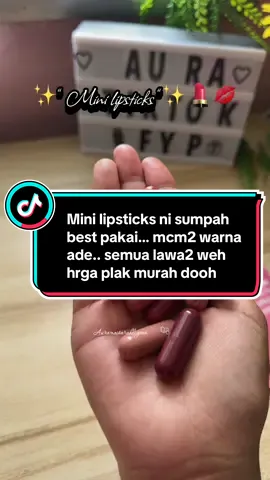 #lipstick #lipstik #lipsticks #minilipstick #capsul lipstik #lipstickviral 