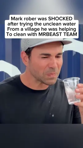 Did he taste the before #mrbeast #teamwater #markrober 