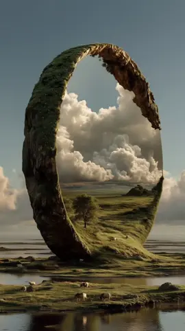 If only we had some portals to a parallel world ⏳ #magicanimation #paralleluniverse #surrealart #aiartreel #tiktoktainment  #aiart