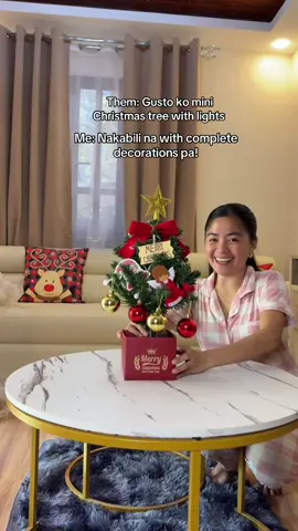 Buti may stocks pa nito ngayon. Ang ganda sulit ang pera. #christmas #christmasdecorations #bermonths #minichristmastree #tabletopchristmastree 