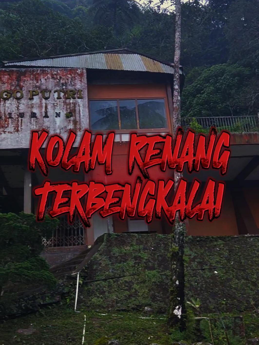 KOLAM RENANG TLOGO PUTRI YANG TERBENGKALAI KARENA TERKENA ERUPSI MERAPI 2010 !!! MITOSNYA TERDAPAT MAHLUK TAK KASAT MATA YANG BERADA DI KOLAM RENANG   #livehoror #ekplorelari #duniahoror #3ghostbuster #fyp 