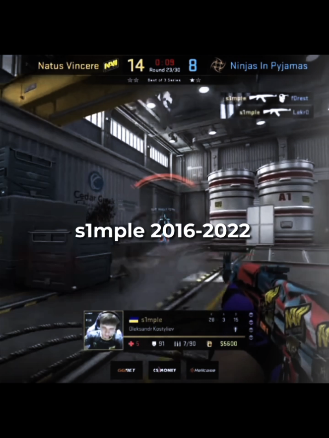 s1mple prime 2016-2022 #rek #on #fyp #ginzixx #s1mple #csgo 