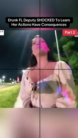 Drunk FL Deputy SHOCKED To Learn Her Actions Have Consequences #cops #police #trafficstop #unlawful 