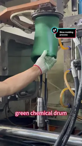 Watch the green chemical drum come to life. #Blowmoldingmachine  #mould  #plasticproducts  #cnc  #Injectionmoldingmachine  #custommade  #manufacturer  #AutoParts  #Mouldmaking  #ProductDesign 