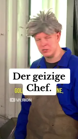 Der geizige Chef. #geizig #chef #geld #kohle #verdienst #gehalt #lohn #werkzeug #kaputt #defekt 