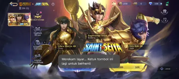 buat prank temen #fyp #ml #mlbb #mobilelegends #saintseiya #skin #fypage #prank 