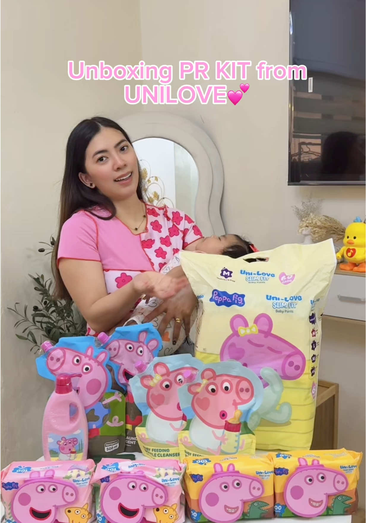 Unboxing PR KIT from unilove x peppa pig collection 💕 thank you so much @Unilove PH Official excited to try these! 💕 #uniloveph #unilove #uniloveprkit #unboxing #unboxinguniloveproducts #peppapigcollection #unilovexpeppa #eviepeppapigbottlecleanser 