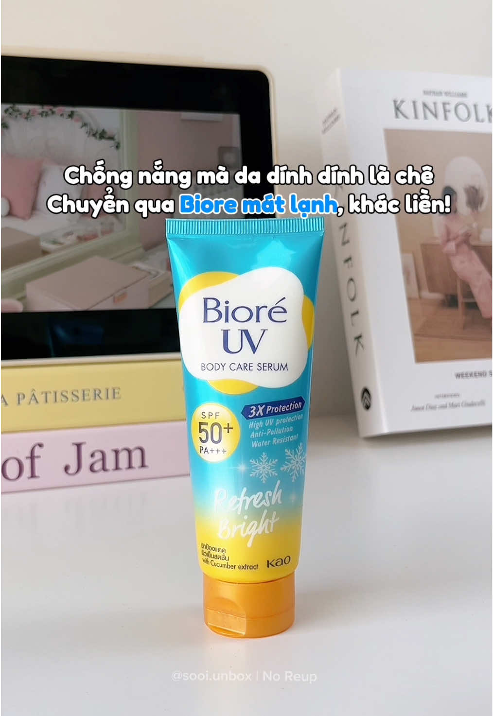 Giá HSSV mà chống nắng siu xịn 🙆🏻‍♀️✨ #kemchongnang #biore #bioreuv #kemchongnangbiore #reviewlamdep #goclamdep #fyp 