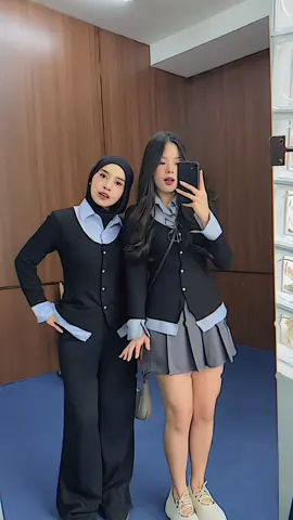 Belum besti kalau ga co bareng !! #promoguncang88 #fypgaknii #kemejakuliah #kemejakoreanstyle #kemejamissie