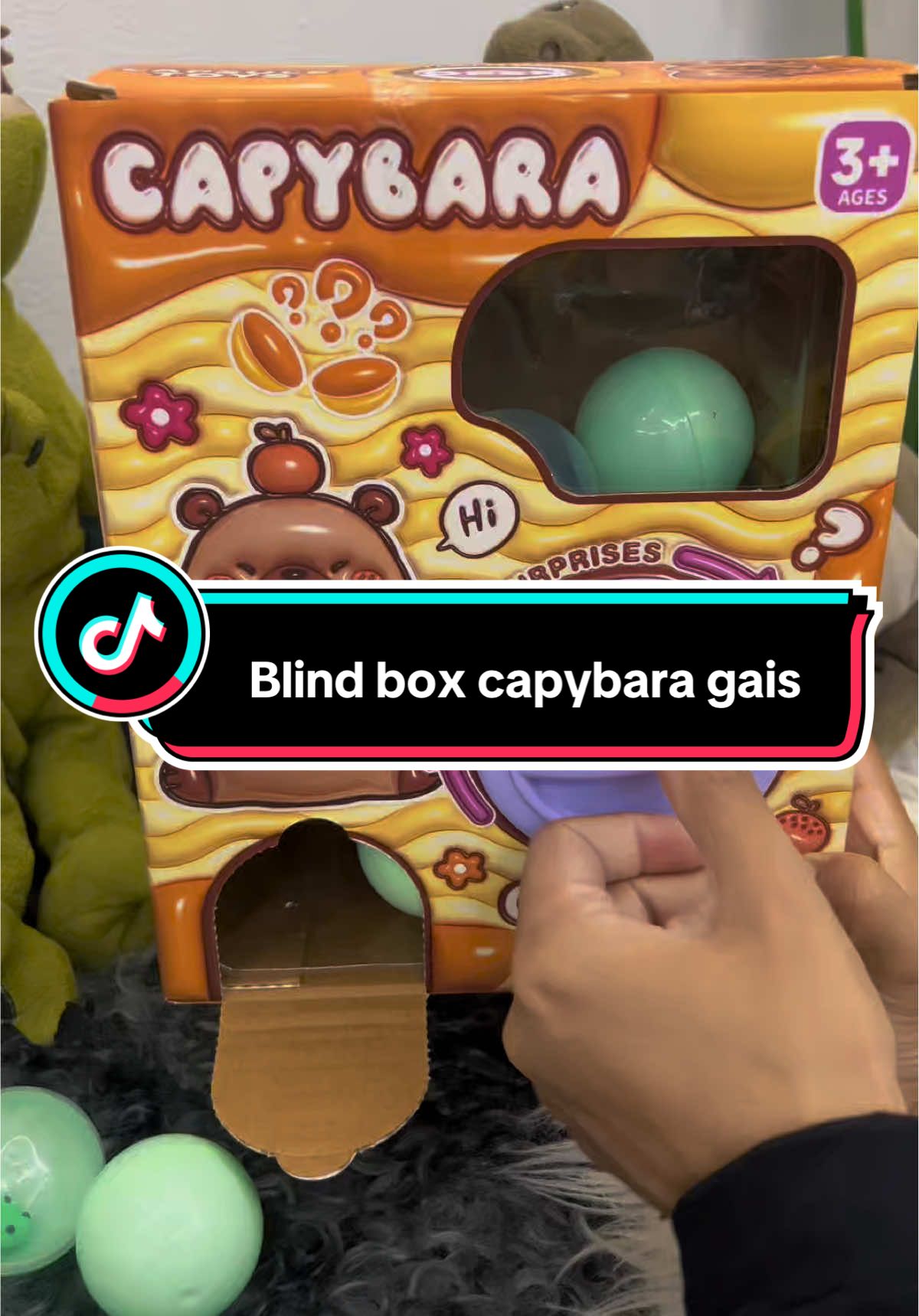 Sesuai sngt buat hadiah utk anak2 ni.#capybara #capybaratiktok #blindboxcapybara 