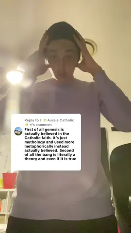 Replying to @♱⃓ 🇻🇦Aussie Catholic🇻🇦 ♱⃓  if you honestly have anything else to say, i’ll just prove you wrong again and again until my brain can’t take ur stupidity any longer, all because i’m sick of people like you that use religion as a cover up for your racism. #fyp #god #religion #science #shitpost 