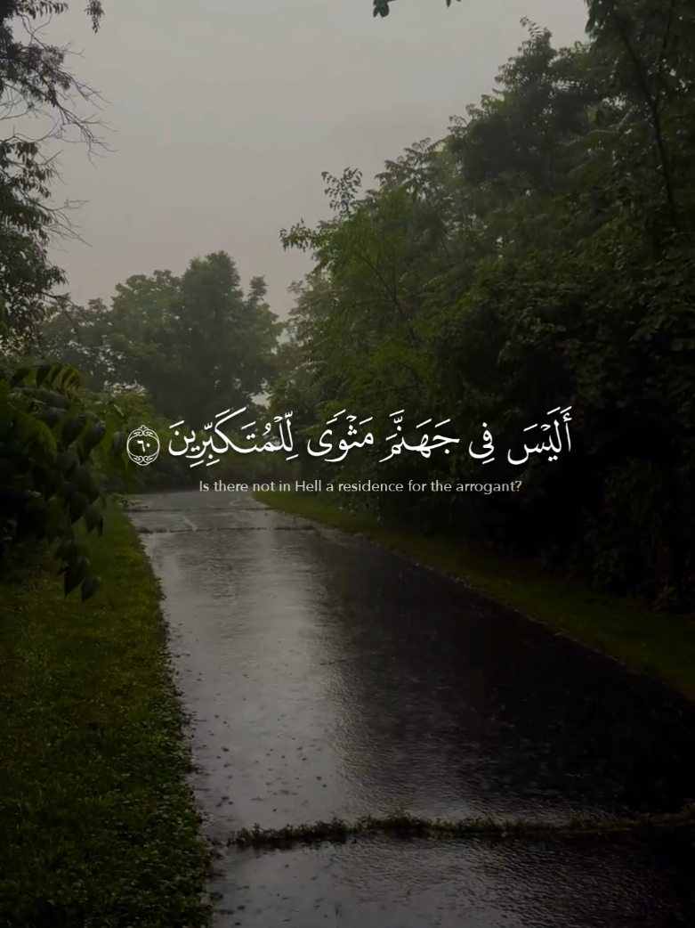 أليس في جهنم مثوى للمتكبرين ؟! #ماهرالمعيقلي #قران #quran #سورة_الزمر